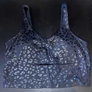 THE GYM PEOPLE Longline Sports Bra Wirefree Padded Medium Support Tank Top